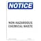 Signmission OSHA Notice Sign, 10" Height, Rigid Plastic, Non-Hazardous Chemical Waste Sign, Portrait OS-NS-P-710-V-15067 - alternate 1
